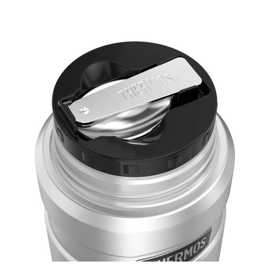 Obrázok pre Termoska na jídlo 710 ml se skládací lžící a hrnkem THERMOS – vojenská zelená