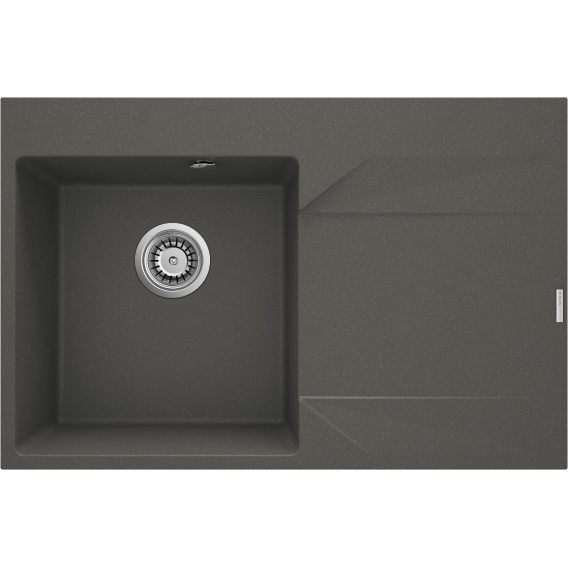 Obrázok pre Granite single-bowl sink with drainer - right