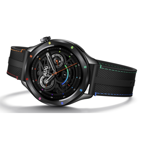 Obrázok pre Xiaomi Watch S4 rainbow 3,63 cm (1.43") AMOLED 47.3 mm Digitální 466 x 466 px Dotyková obrazovka Černá, Více