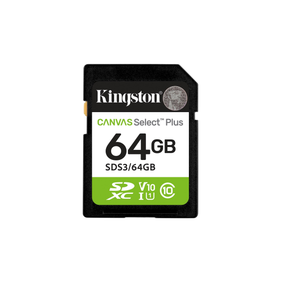 Obrázok pre Kingston Technology Canvas Select Plus Gen3 64 GB SD UHS-I Třída 10