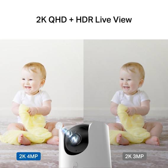 Obrázok pre TP-Link Tapo C225 Tower Bezpečnostní IP kamera Vnitřní 2560 x 1440 px Stůl