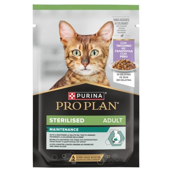 Obrázok pre PURINA Pro Plan Sterilised Adult Maintenance Turkey in jelly - mokré krmivo pro kočky - 85g