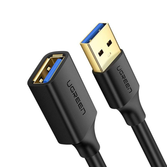 Obrázok pre Ugreen prodlužovací kabel USB 3.0 (samice) – USB 3.0 (samec) 1 m (černý)