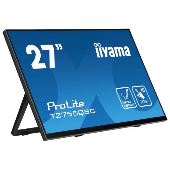 Obrázok pre iiyama ProLite T2755QSC-B1 počítačový monitor 68,6 cm (27") 2560 x 1440 px Quad HD LCD Dotyková obrazovka Černá