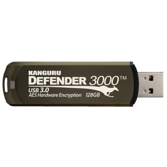 Obrázok pre iStorage Kanguru Defender 3000 USB paměť 16 GB USB Typ-A 3.2 Gen 1 (3.1 Gen 1) Hnědá