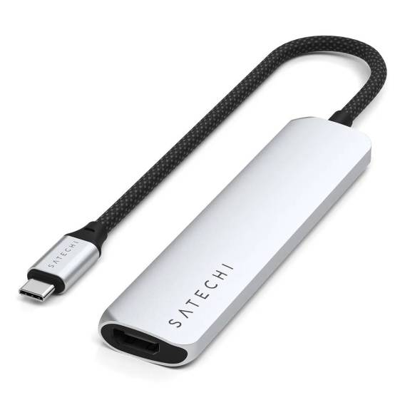 Obrázok pre Satechi ST-P6SS rozbočovač rozhraní USB typu C 10000 Mbit/s Stříbrná