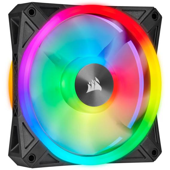 Obrázok pre Corsair iCUE QL140 RGB Počítačová skříň Ventilátor 14 cm Černá, Šedá
