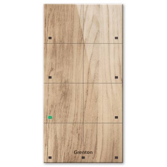 Obrázok pre Grenton touch panel / 8 touch zones / TF-Bus / light wooden front