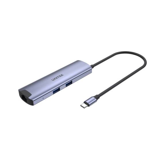 Obrázok pre UNITEK H1112F rozbočovač rozhraní USB 3.2 Gen 1 (3.1 Gen 1) Type-C 5000 Mbit/s Šedá