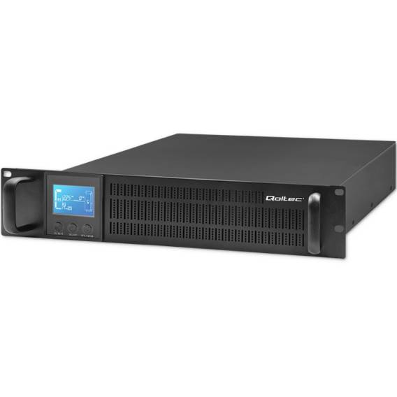 Obrázok pre Qoltec 53946 Nepřerušitelný zdroj napájení UPS do racku | 2kVA | 1600W | LCD