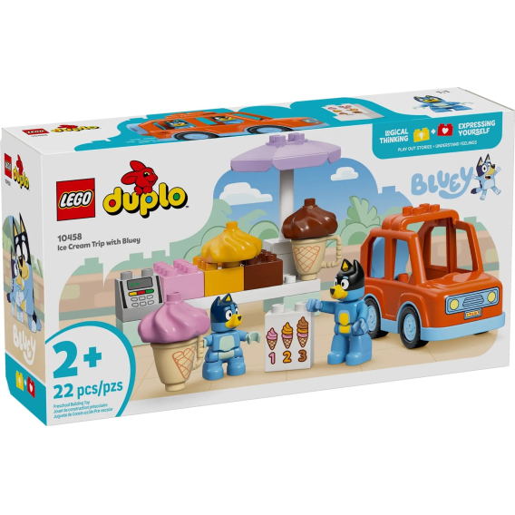 Obrázok pre LEGO BLUEY 10458 Zmrzlinový výlet s Bluey