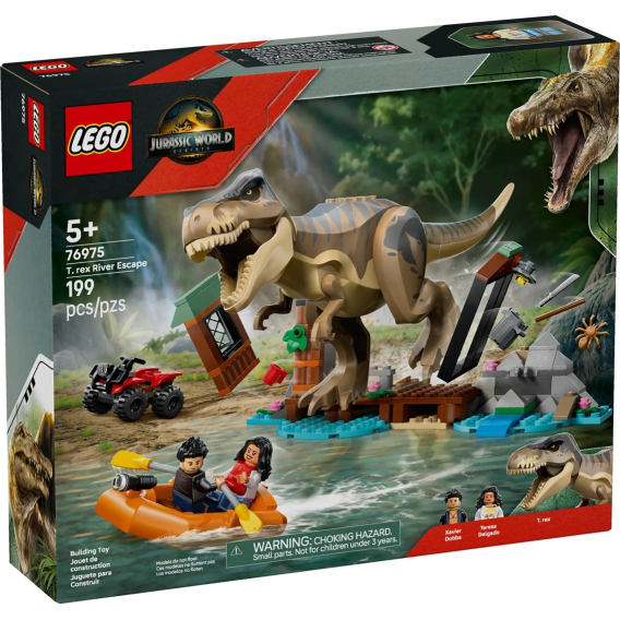 Obrázok pre LEGO JURASSIC WORLD 76975 Útěk z řeky T-Rex