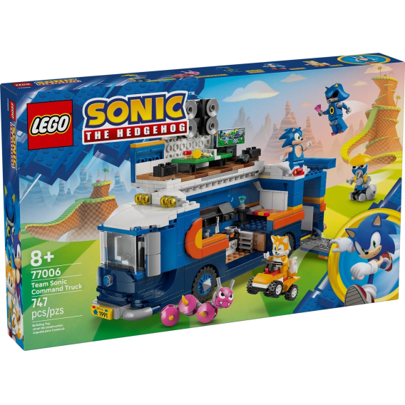 Obrázok pre LEGO SONIC THE HEDGEHOG 77006 Příkazový kamion týmu Sonic