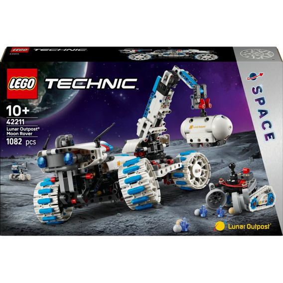 Obrázok pre LEGO TECHNIC 42211 Vesmírné vozítko Lunar Outpost