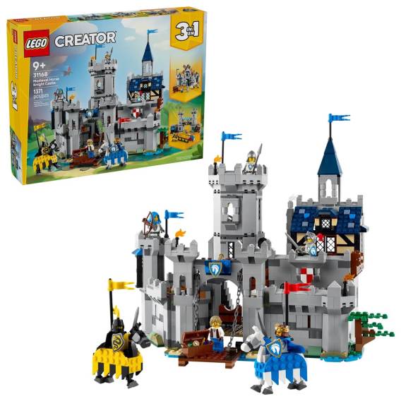 Obrázok pre LEGO CREATOR 3 V 1 31168 Středověký rytířský hrad s koněm