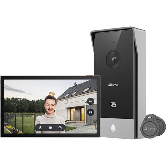 Obrázok pre EZVIZ HP5 domácí interkom systém 17,8 cm (7") Černá, Stříbrná