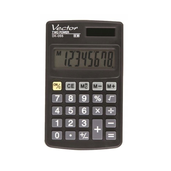 Obrázok pre Vector Kapesní kalkulačka DK-055, černá