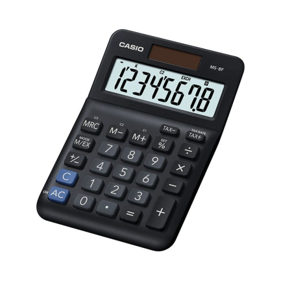 Obrázok pre Kancelářská kalkulačka Casio MS-8F černá