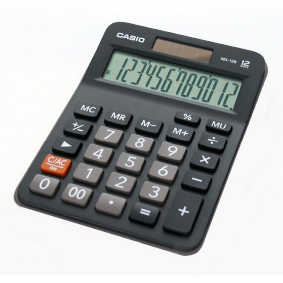 Obrázok pre Kancelářská kalkulačka Casio MX-12B 12-místná černá
