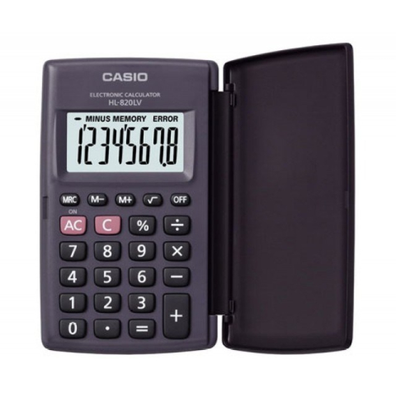 Obrázok pre Kapesní kalkulačka Casio HL-820LV-B BK 8-místná černá