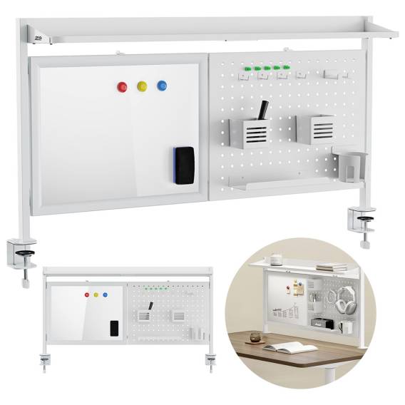 Obrázok pre Dělící stůl / organizér Ergo Office, max. zatížení 10 kg, bílá tabule, šířka 1116 mm, bílá, ER-301 W