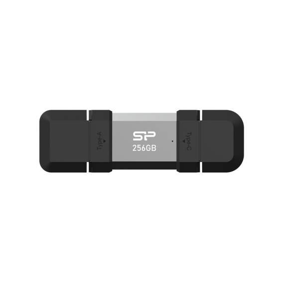Obrázok pre Silicon Power SP256GBUC3C51V1S USB paměť 256 GB USB Type-A / USB Type-C 3.2 Gen 1 (3.1 Gen 1) Černá, Stříbrná