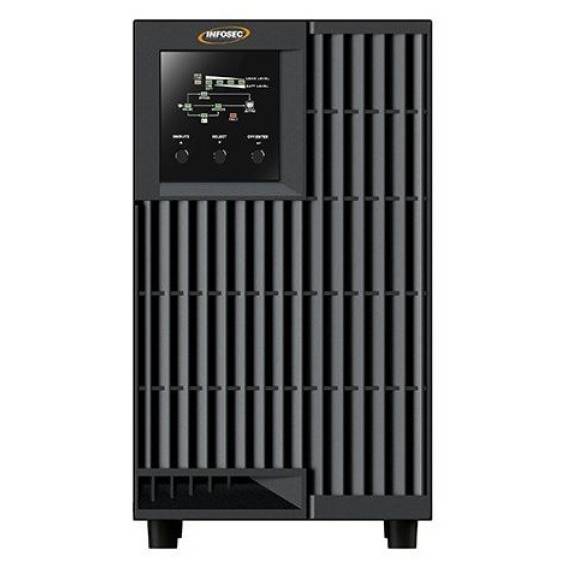 Obrázok pre Infosec E4 Value 3000 zdroj nepřerušovaného napětí S dvojitou konverzí (online) 3 kVA 2400 W 4 AC zásuvky / AC zásuvek
