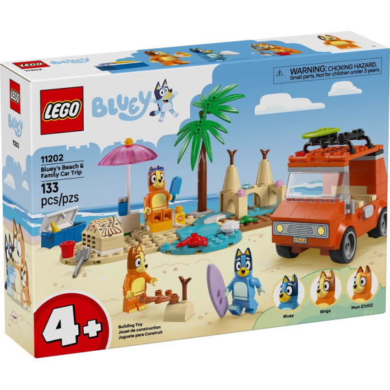 Obrázok pre LEGO BLUEY 11202 Blueyho pláž a rodinný výlet autem