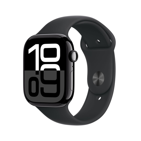 Obrázok pre Apple Watch Series 10 OLED 46 mm Digitální 416 x 496 px Dotyková obrazovka Černá Wi-Fi GPS