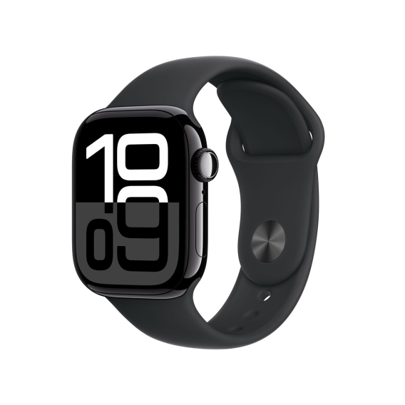 Obrázok pre Apple Watch Series 10 OLED 42 mm Digitální 374 x 446 px Dotyková obrazovka Černá Wi-Fi GPS