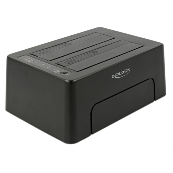 Obrázok pre DeLOCK 63957 dokovací stanice pro úložná zařízení USB 3.2 Gen 2 (3.1 Gen 2) Type-C Černá