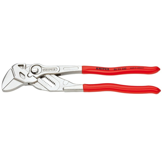 Knipex pliers key 250 nickel PVC polished jaws Obrázok pre Knipex pliers key 250 nickel PVC polished jaws