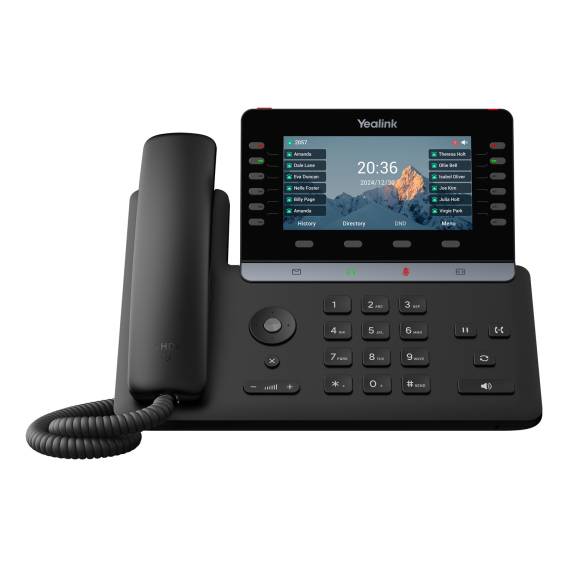 Obrázok pre Yealink T85W IP telefon Černá LCD Wi-Fi