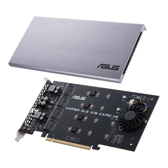 ASUS HYPER M.2 X16 CARD V2 karta/adaptér rozhraní Interní Obrázok pre ASUS HYPER M.2 X16 CARD V2 karta/adaptér rozhraní Interní