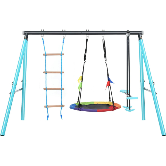 Obrázok pre Extralink BLACK FOREST STELAZOWA HUSTAWKA BOCIANIE GNIAZDO + DRABINKA 263x185x185CM CD-S019