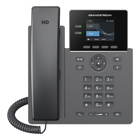 Obrázok pre Grandstream Networks GRP2610 IP telefon Černá 2 řádky TFT