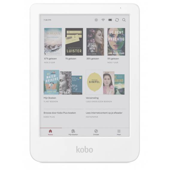 Obrázok pre Kobo Clara Colour čtečka elektronických knih Dotyková obrazovka 16 GB Wi-Fi Bílá