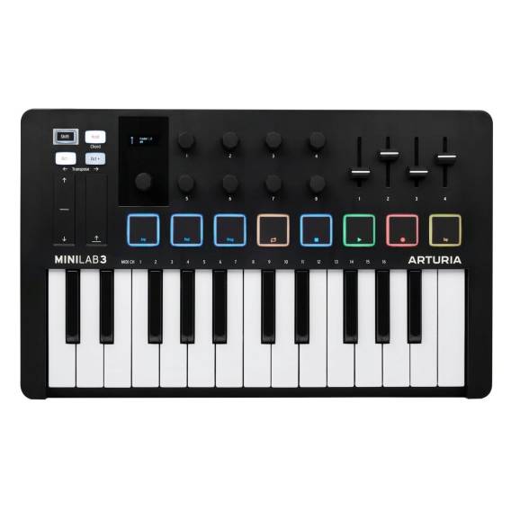 Obrázok pre Arturia MiniLab 3 - MIDI kontrolní klávesnice, černá