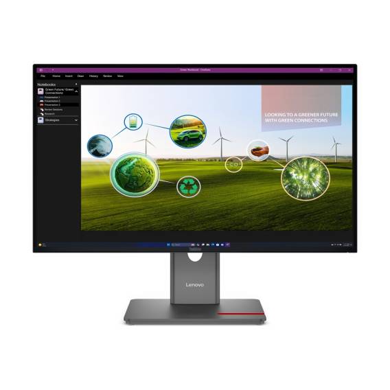 Obrázok pre Lenovo ThinkVision P27Q-40 LED display 68,6 cm (27") 2560 x 1440 px Quad HD Černá