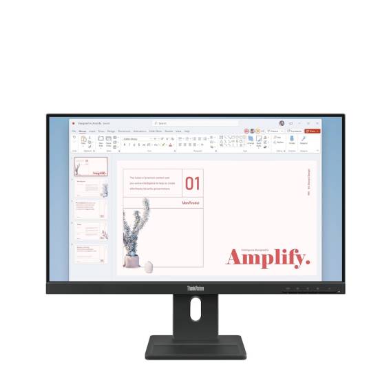 Obrázok pre Lenovo ThinkVision E24-40 LED display 60,5 cm (23.8") 1920 x 1080 px Full HD LCD Černá