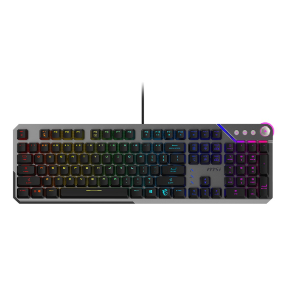 Obrázok pre MSI STRIKE 600 SILEN klávesnice Hraní USB QWERTY Americká angličtina Černá