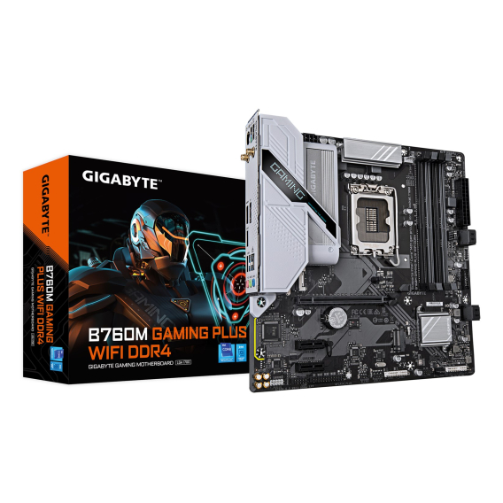 Obrázok pre GIGABYTE B760M GAMING PLUS WIFI DDR4 Intel B760 LGA 1700 Micro ATX