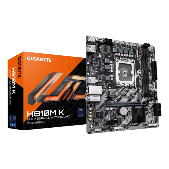 Obrázok pre GIGABYTE H810M K základní deska Intel H810 LGA 1851 (Socket V1) Micro ATX