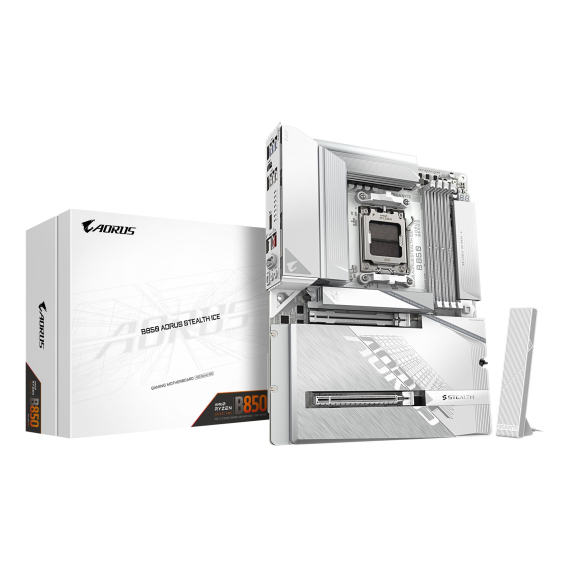 Obrázok pre GIGABYTE B850 AORUS STEALTH ICE AMD B850 Zásuvka AM5 ATX