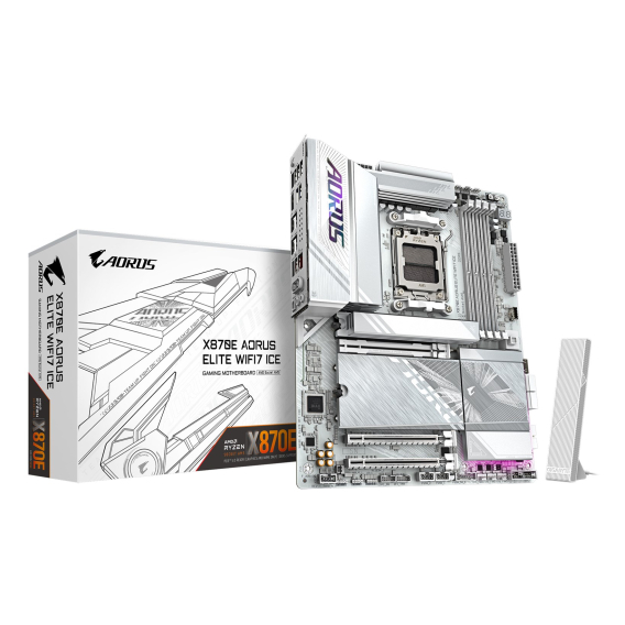 Obrázok pre GIGABYTE X870E AORUS ELITE WIFI7 ICE AMD X870E Zásuvka AM5 ATX