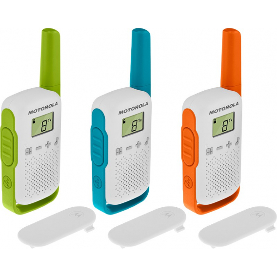 Obrázok pre Motorola T42 vysílačka 16 kanály/kanálů Modrá, Zelená, Oranžová, Bílá