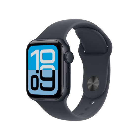 Obrázok pre Apple Watch SE (3nd generation) OLED 40 mm Digitální 324 x 394 px Dotyková obrazovka Černá Wi-Fi GPS