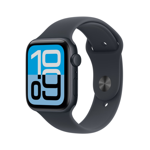 Obrázok pre Apple Watch SE (3nd generation) OLED 44 mm Digitální 368 x 448 px Dotyková obrazovka Černá Wi-Fi GPS