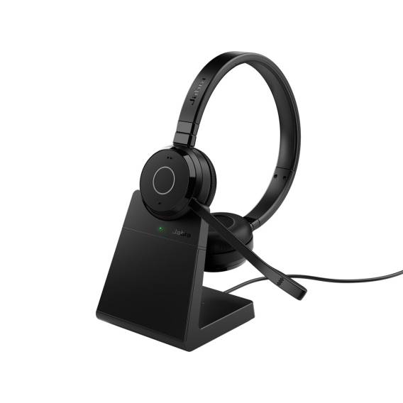Obrázok pre Jabra Evolve 65 TE Sluchátka s mikrofonem Kabelový a bezdrátový Přes hlavu Kancelář / call centrum USB Typ-A Bluetooth Nabíjecí podstavec Černá
