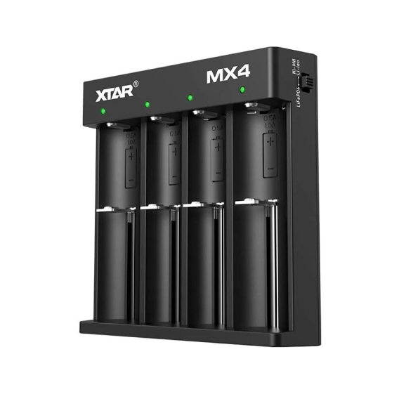 Battery charger universal Li-ion/NiMH - 4 slots Obrázok pre Battery charger universal Li-ion/NiMH - 4 slots